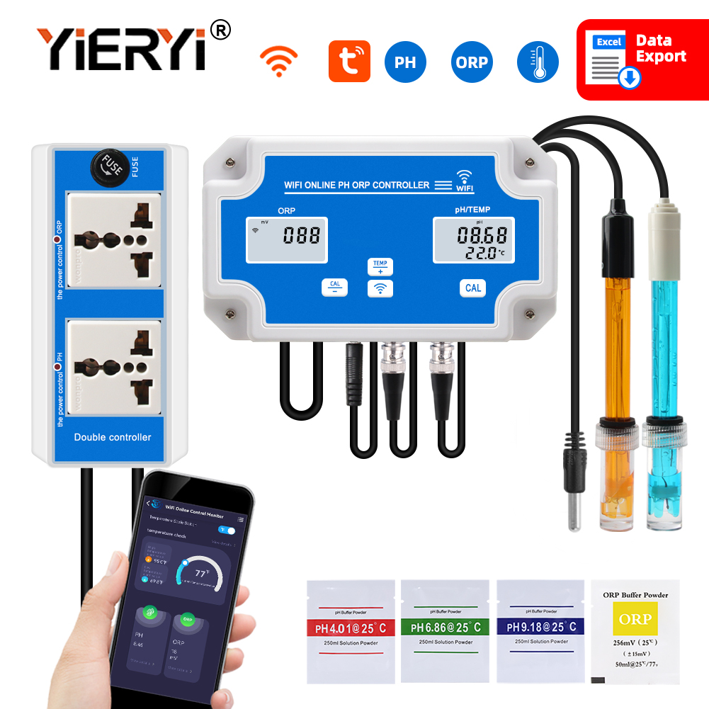 Ph Up Down Solution - Smart WIFI Online Meter PH ORP