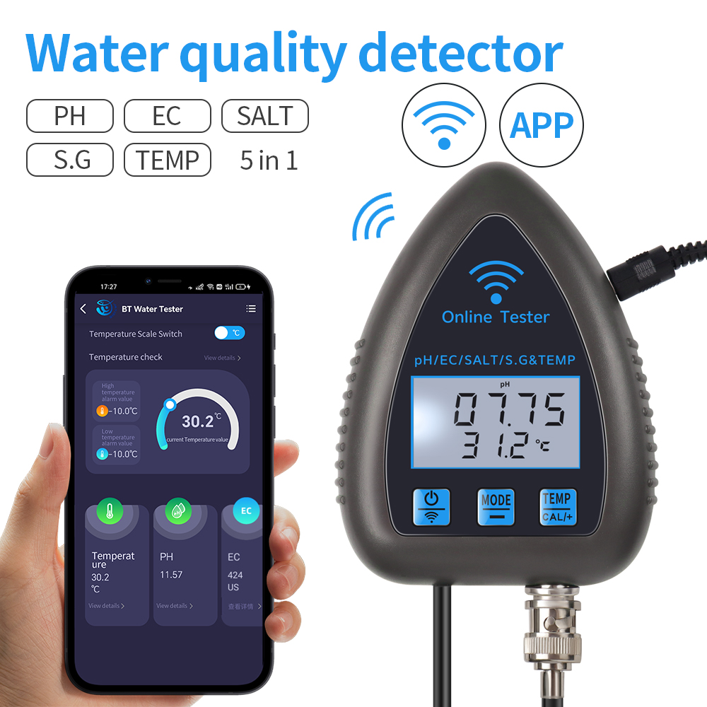 Tuya WiFi 5 in 1 Water Quality - Ph Up Down Solution 리뷰 및 가격