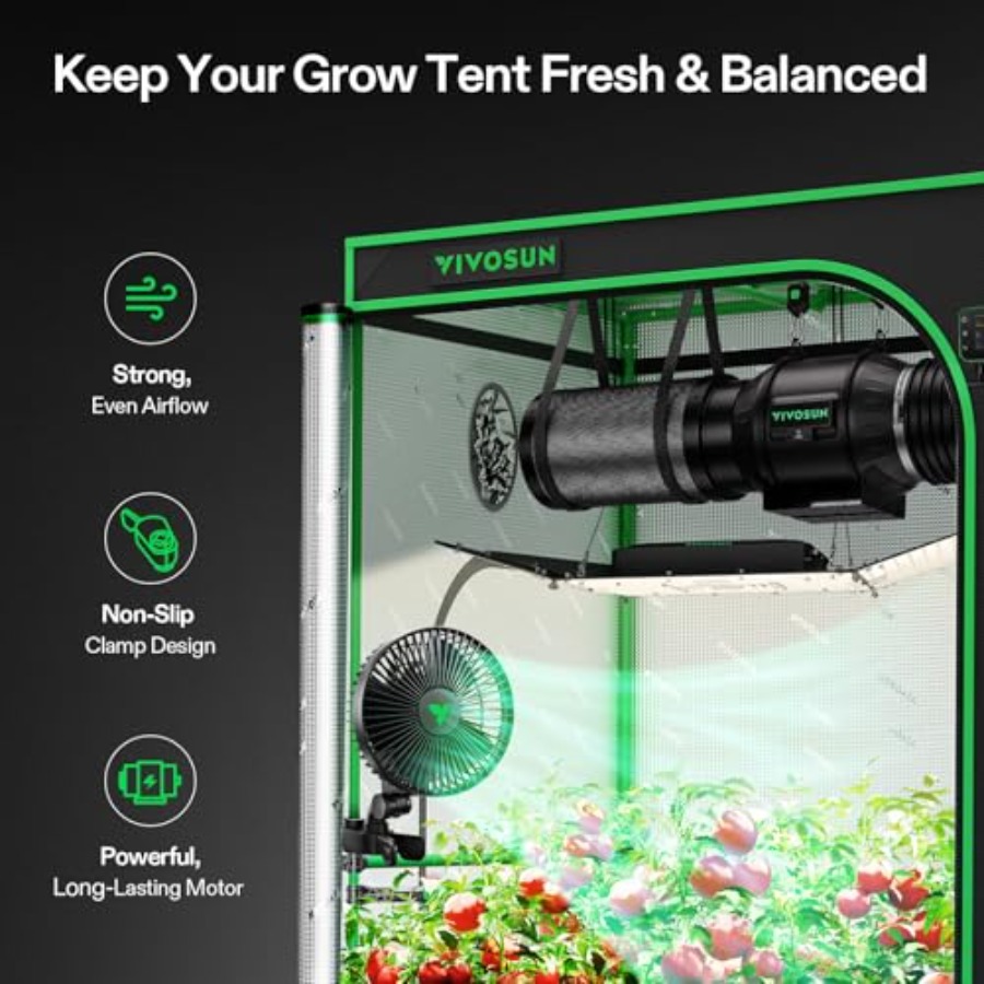 Hydroponic ventilation clip fa - Oscillating Fan Clip 리뷰 및 가격
