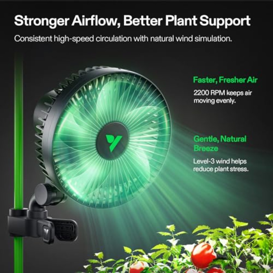 Hydroponic ventilation clip fa - Oscillating Fan Clip 리뷰 및 가격