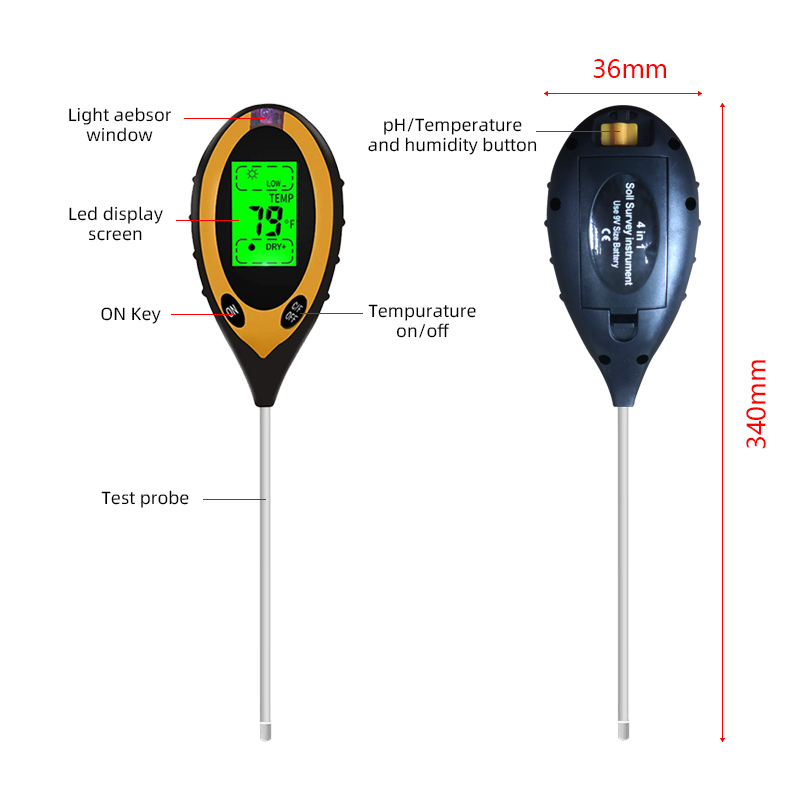 Soil PH Meter Tester Soil Test - Ph Up Down Solution 리뷰 및 가격