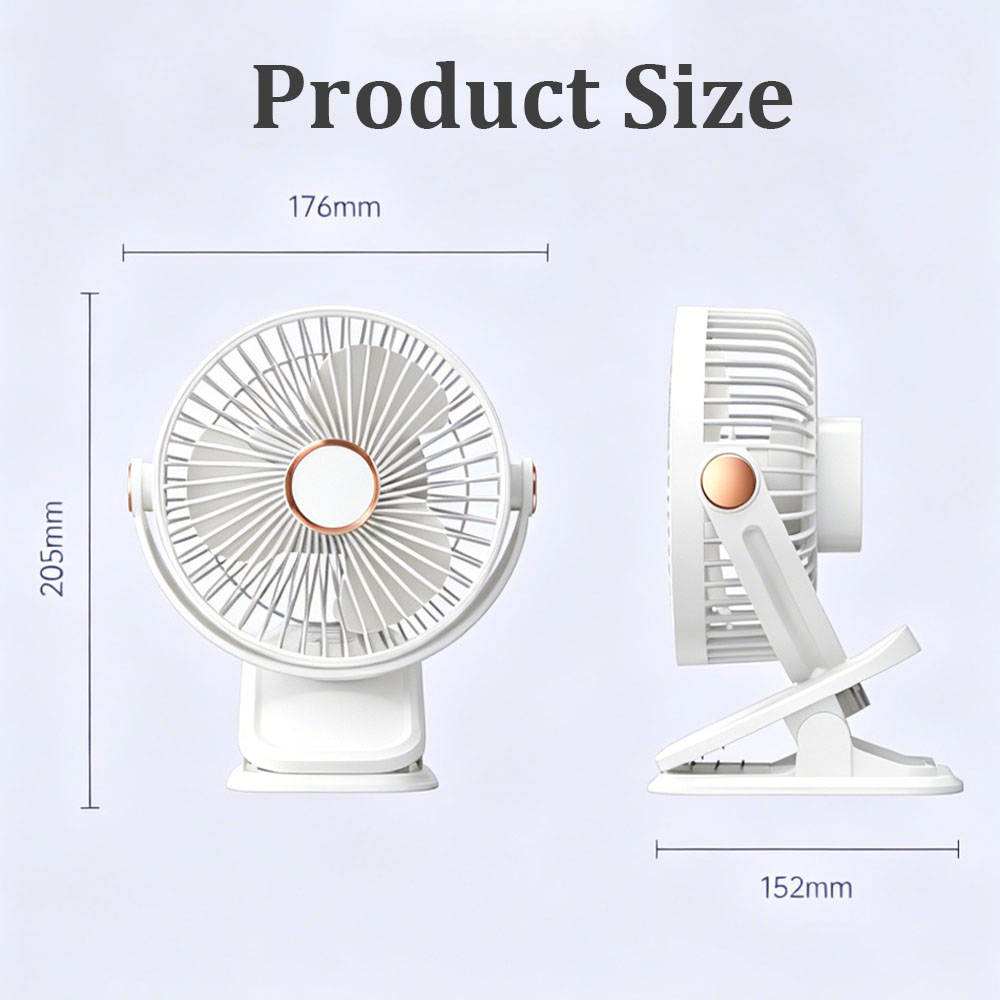 Portable Clip On Fan, 5 Speeds - Oscillating Fan Clip 리뷰 및 가격
