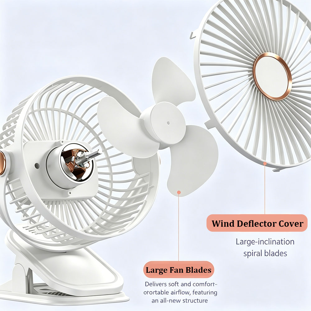 Portable Clip On Fan, 5 Speeds - Oscillating Fan Clip 리뷰 및 가격