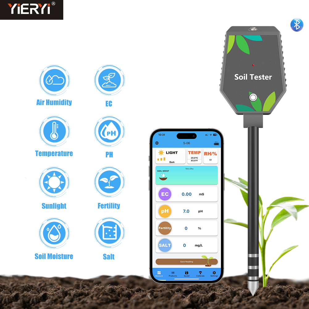 Yieryi 8-in-1 Smart Soil Teste - Ph Up Down Solution 리뷰 및 가격
