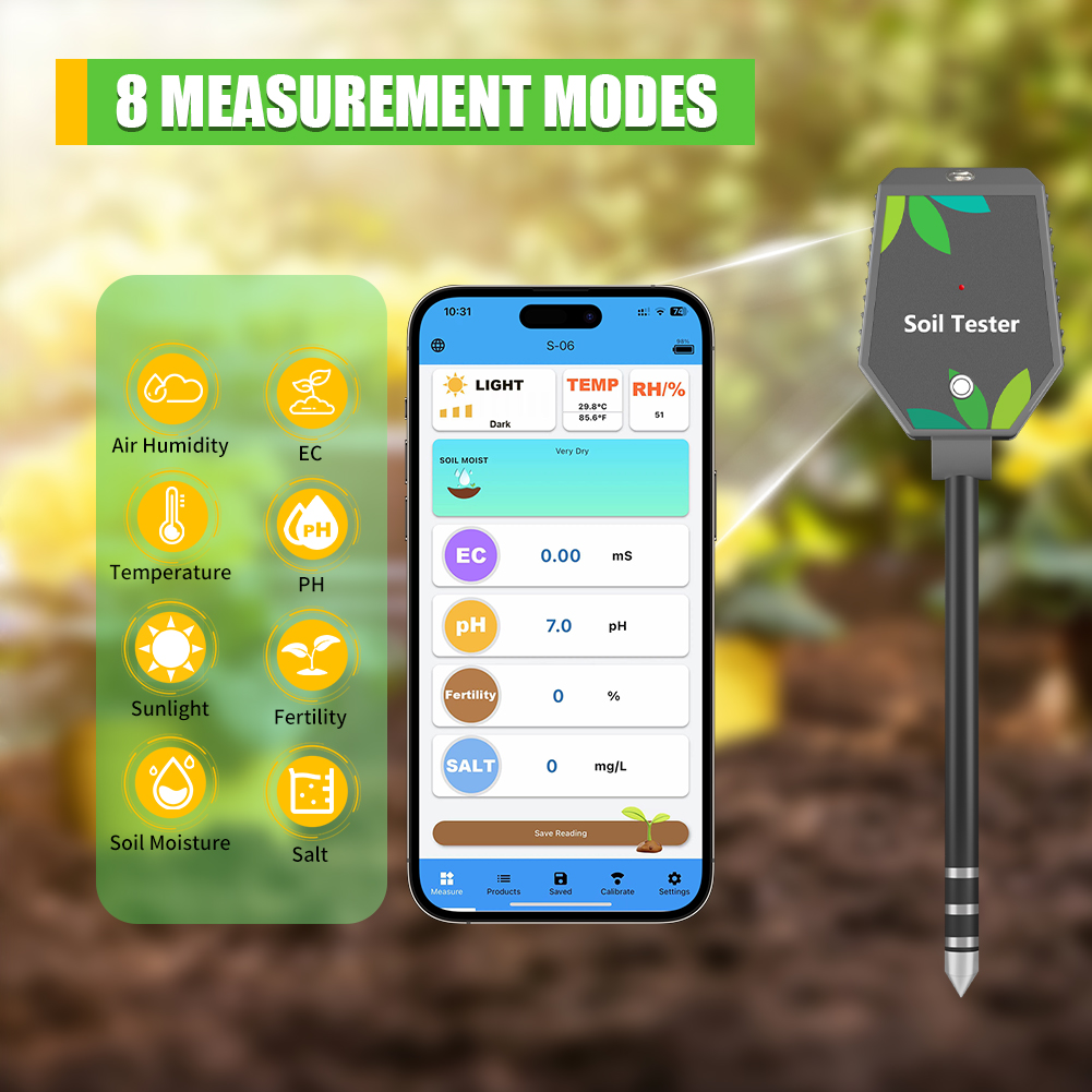 Yieryi 8-in-1 Smart Soil Teste - Ph Up Down Solution 리뷰 및 가격