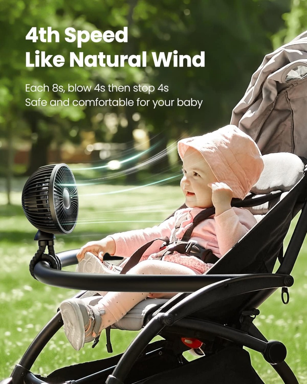 4000mAh Oscillating Mini Porta - Oscillating Fan Clip 리뷰 및 가격