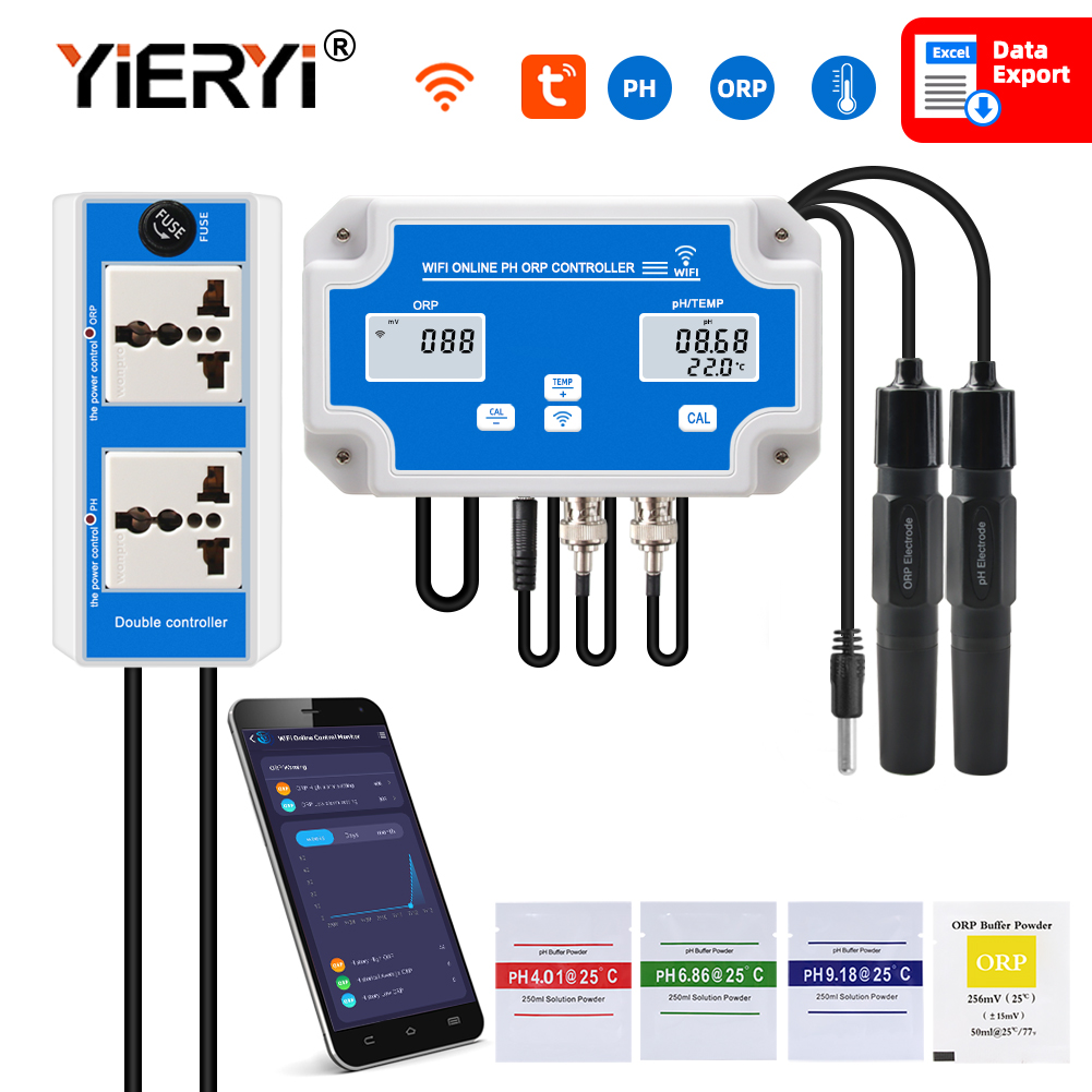 Smart WIFI Online Meter PH ORP - Ph Up Down Solution 리뷰 및 가격