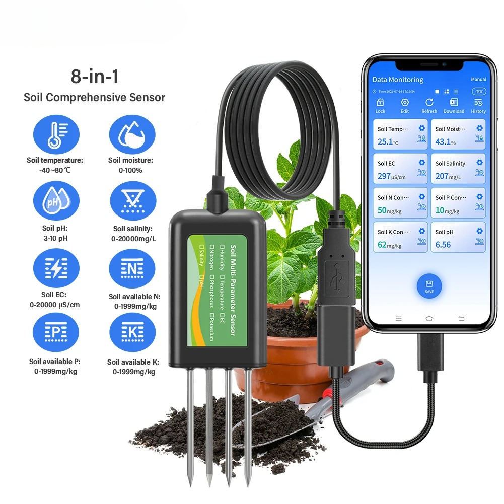 Soil Sensor 8 in 1 for Agricul - Ph Up Down Solution 리뷰 및 가격