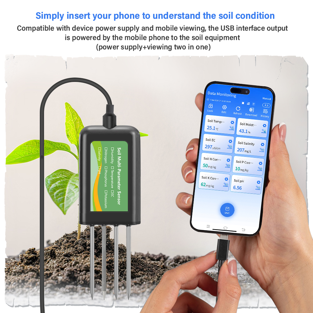 Soil Sensor 8 in 1 for Agricul - Ph Up Down Solution 리뷰 및 가격