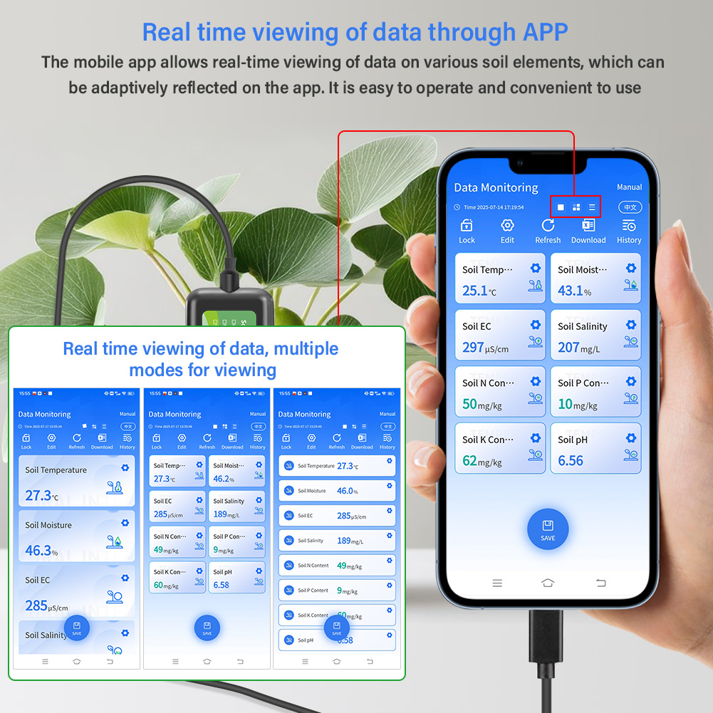 Soil Sensor 8 in 1 for Agricul - Ph Up Down Solution 리뷰 및 가격