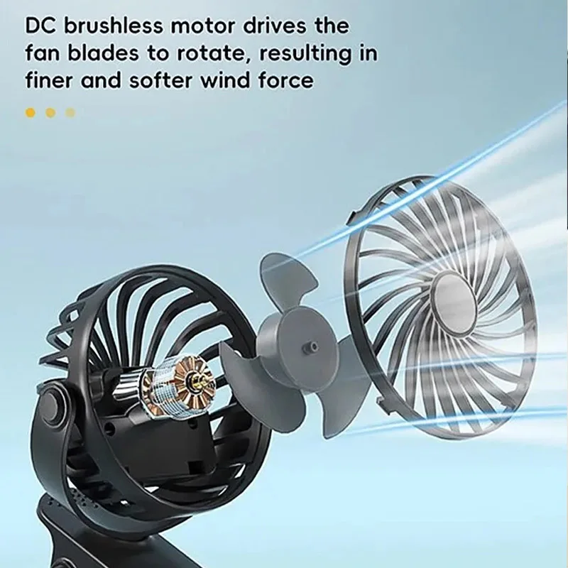 Rechargeable Portable Electric - Oscillating Fan Clip 리뷰 및 가격