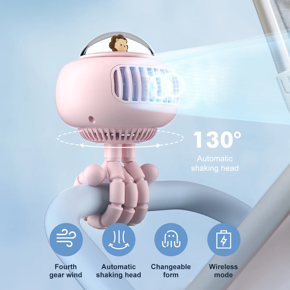 Stroller Fan, 130° Auto Oscill - Oscillating Fan Clip 리뷰 및 가격