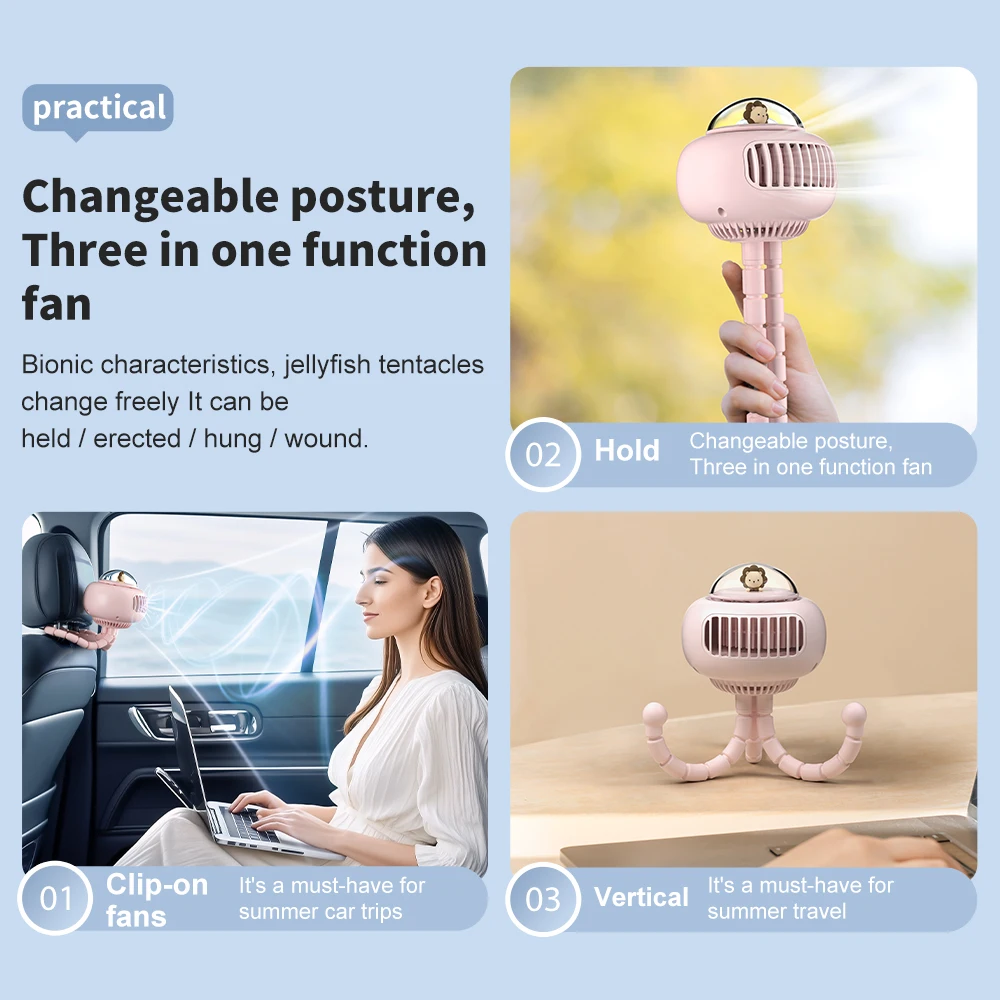 Stroller Fan, 130° Auto Oscill - Oscillating Fan Clip 리뷰 및 가격