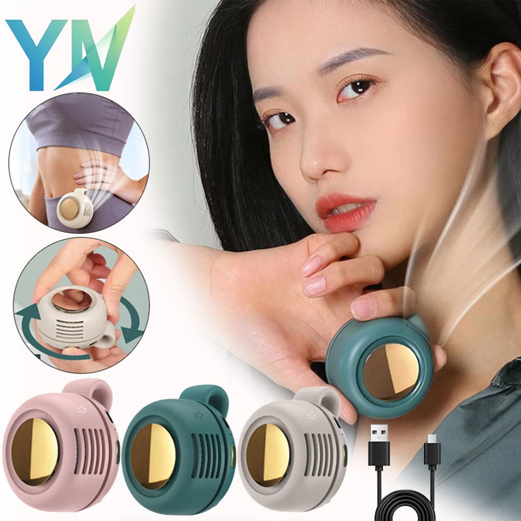 USB Mini Portable Fan Bladeles - Oscillating Fan Clip 리뷰 및 가격