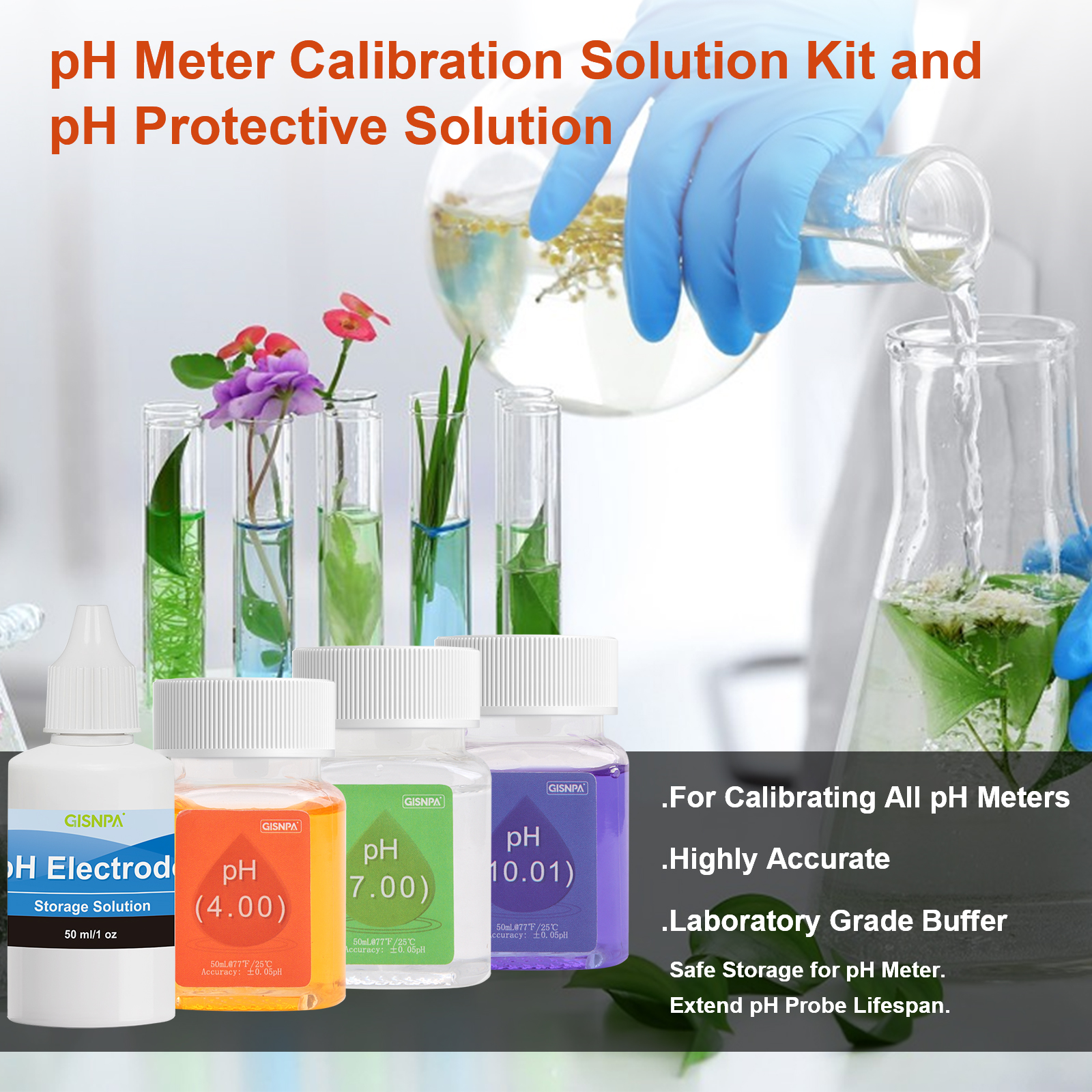 50ML pH Meter Calibration Liqu - Ph Up Down Solution 리뷰 및 가격