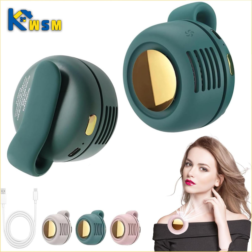 Mini Bladeless Fan USB Recharg - Oscillating Fan Clip 리뷰 및 가격