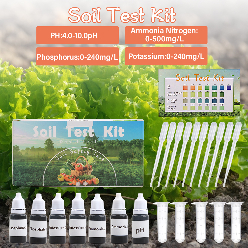 Upgraded 4 in 1 Soil Test Kit  - Ph Up Down Solution 리뷰 및 가격
