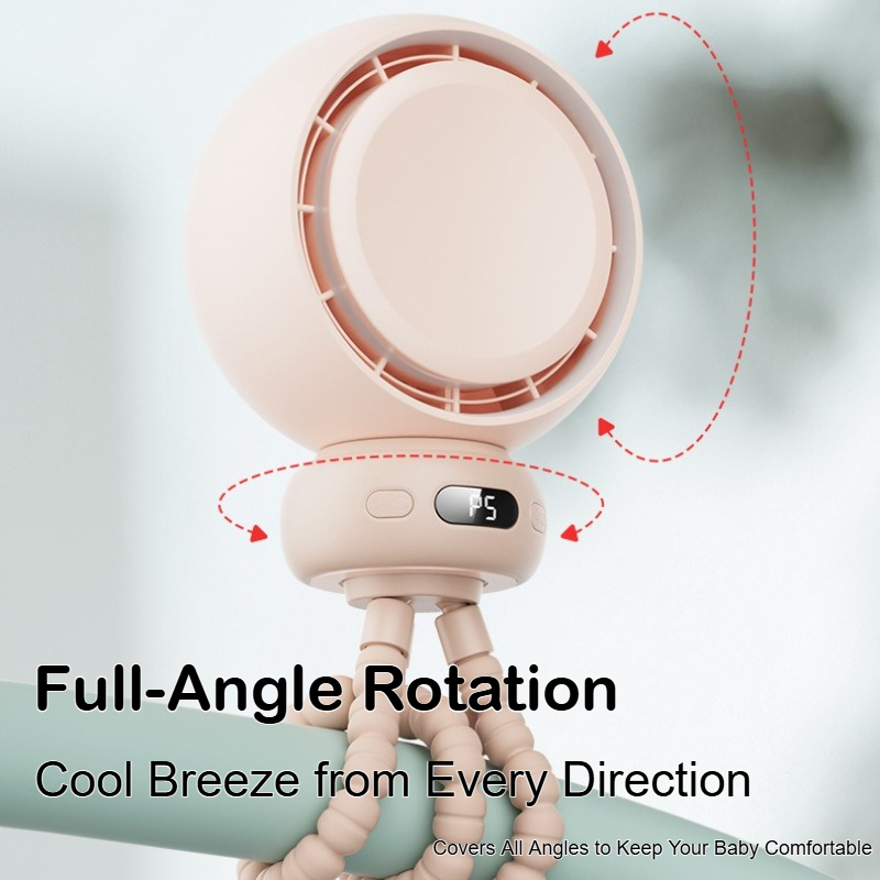 Octopus Stroller Fan - Auto-Os - Oscillating Fan Clip 리뷰 및 가격