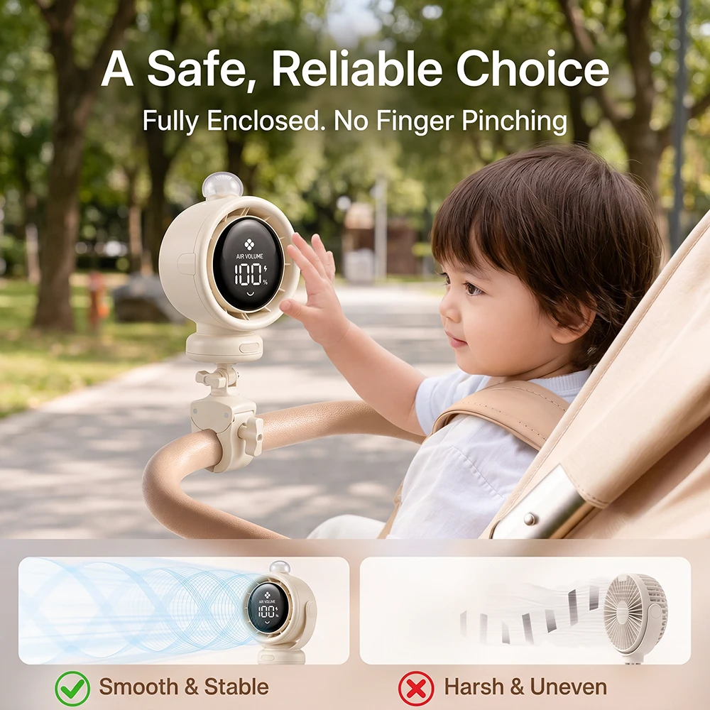 2026 New Portable Stroller Fan - Oscillating Fan Clip 리뷰 및 가격